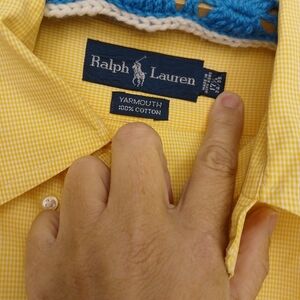 Ralph Lauren Yellow Men's Shirt